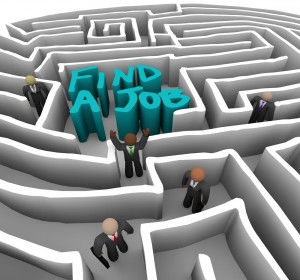 Find a Job - Business People in Maze